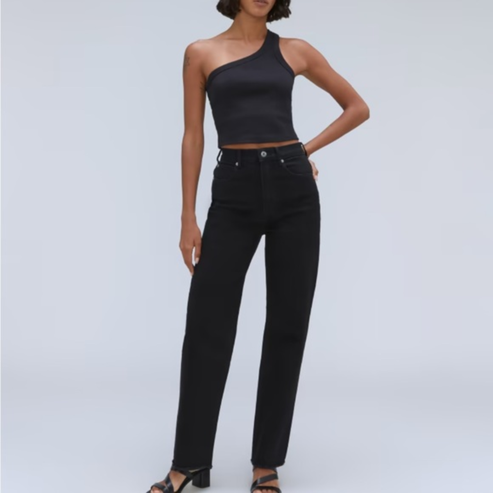 EVERLANE Way High Jean in Black, Sz 23‎ Regular, Worn Only Once !!
